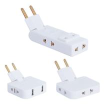 A Branco Um A Dois+1 Usb+tipo C bolsa - Conversor Multipl