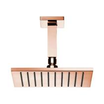 A Ducha/Chuveiro de Teto Lorenzetti LorenQuadra Rosé Gold ref. 5014 R16
