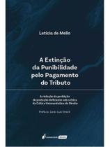 A extinção da punibilidade pelo pagamento do tributo - 2025