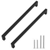 A gaveta Redunest em aço inoxidável preto fosco tem capacidade para 32 cm, pacote com 5