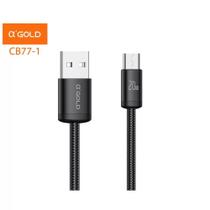 A'Gold CB77-1/2/3 Cabo Tipo C Lightning Micro USB V8 Carga Rapida Cabo Turbo 20W Aluminio Nailon