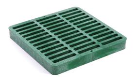 A grade de drenagem NDS 990 serve para uma bacia de coleta de 9", verde