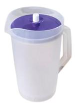 A Jarra 2 litros Translúcida com tampa Roxa Tupperware A Jarra 2 litros Translúcida com tampa Roxa Tupperware