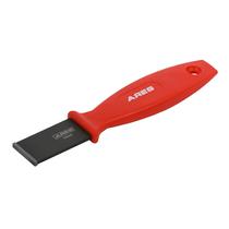 A lâmina de 3,2 cm de carboneto de tungstênio do raspador ARES 10040 remove resíduos