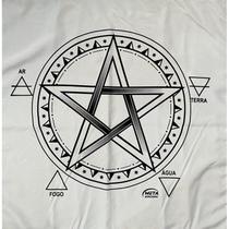 A Legítima Toalha Pentagrama Jogo de Cartas 70x70cm B Preta