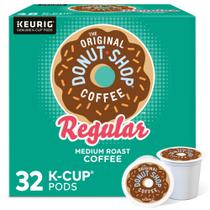 A Loja Original de Rosquinhas Regular, Casulo de Saque Único K-Cup Pods, Cafés Assados Médios, 32 Conde