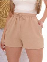 A-Lows A&L Short Duna Cintura Elastano Liso Basica ( P AO G 5 ) PLUS SIZE