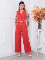 A-Lows suellen moda Feminina Conjunto De Alfaiataria Feminino Colete + Calça Moda Casual/Social A-Lows suellen moda Feminina Conjunto De Alfaiataria Feminino Colete + Calça Moda Casual/Social