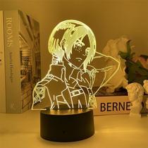 A luz noturna LED 3D ataca os titãs e a mudança de cor de Ymirs A luz noturna LED 3D ataca os titãs e a mudança de cor de Ymirs