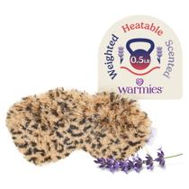 A máscara de olhos para micro-ondas aquece o Warmth & Comfort Leopard