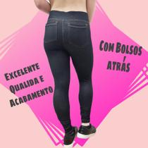 A Melhor Legging Longa Tipo Jeans Infanto Juvenil Menina - Paraíso do Conjunto