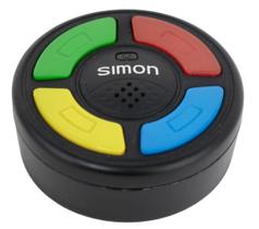 A menor réplica de Simon do mundo, jogo de memória eletrônica, 5 cm