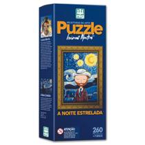 A Noite Estrelada Puzzle 260 peças Releitura Nig Brinquedos