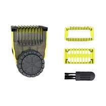 A pente guia de uma lâmina protege o comprimento elétrico do barbeador 14 do aparador ajustável