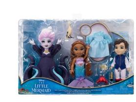 A Pequena Sereia - Set de Bonecas com Ariel Ursula e Eric A Pequena Sereia - Set de Bonecas com Ariel Ursula e Eric