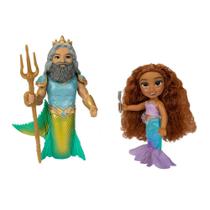A Pequena Sereia Set Petite Ariel e Rei Tritão - Sunny A Pequena Sereia Set Petite Ariel e Rei Tritão - Sunny