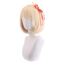 A peruca de cosplay Lycoris recua o cabelo sintético de Nishikigis Chisatos A peruca de cosplay Lycoris recua o cabelo sintético de Nishikigis Chisatos