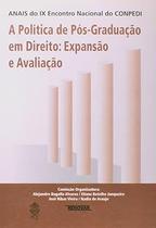 A Polmtica de Pss-graduagco em Direito. Expansco E A Polmtica de Pss-graduagco em Direito. Expansco E