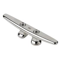 A presilha de base aberta de aço inoxidável Schaefer se encaixa na linha de 3/8" A presilha de base aberta de aço inoxidável Schaefer se encaixa na linha de 3/8"