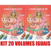 A Roupa Nova Do Rei Livro Para Pintar Kit 20 Vols. Lembranci