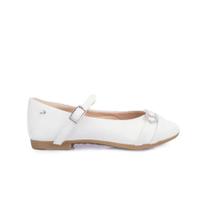 A Sapatilha Infantil com Tira e Enfeite de Coração em Strass Pampili A Sapatilha Infantil com Tira e Enfeite de Coração em Strass Pampili