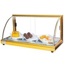 A-VF62 - Vitrine fria Alfa 62cm Dourada com 12 Gelo-X - Bivolt - Omega A-VF62 - Vitrine fria Alfa 62cm Dourada com 12 Gelo-X - Bivolt - Omega