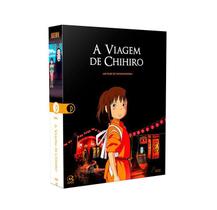 A Viagem De Chihiro Blu-Ray + Dvd + Postêr + Livreto + Cards - Obras Primas E Bazani