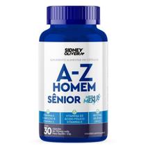 A-Z Homem Sênior Mega Men 30 cápsulas - Multivitamínico completo - Visão metabolismo