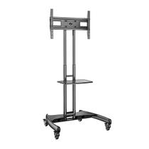 A06V6 PRO ELG Suporte Pedestal Chão Com Rodas Tv 32 Até 86 Peso Até 65kg