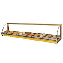 A10 - Estufa Alfa para salgados de 10 bandejas Dourada - 127V - Omega A10 - Estufa Alfa para salgados de 10 bandejas Dourada - 127V - Omega