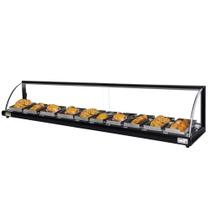 A10 - Estufa Alfa para salgados de 10 bandejas Preta - 127V - Omega