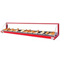 A10 - Estufa Alfa para salgados de 10 bandejas Vermelho - 220V - Omega A10 - Estufa Alfa para salgados de 10 bandejas Vermelho - 220V - Omega