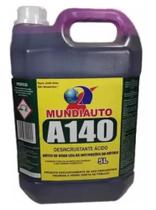 A140 DESINCRUSTANTE ACIDO 5 LTS (desincrustante e removedor de sujeiras em carrocerias de madeiras, motores, chassis, tapete)
