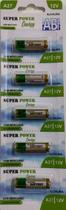 A27 12V Super Power Cartela Com 5 Unidades