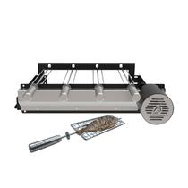 A3 Grill Ajustável Black - Motor Giratório para 4 Espetos + Espeto Grelha A3 Grill Ajustável Black - Motor Giratório para 4 Espetos + Espeto Grelha