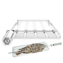 A3 Grill Ajustável - Motor Giratório para 5 Espetos + Espeto Grelha A3 Grill Ajustável - Motor Giratório para 5 Espetos + Espeto Grelha