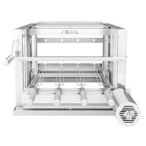 A3 Grill com Grelha Elevatória e Motor Giratório - 585 para 4 Espetos