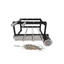 A3 Grill Tradicional Black - Motor Giratório para 4 Espetos + Espeto Grelha A3 Grill Tradicional Black - Motor Giratório para 4 Espetos + Espeto Grelha