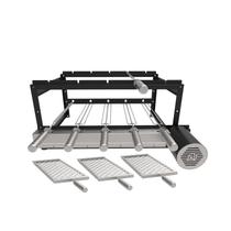 A3 Grill Tradicional Black - Motor Giratório para 5 Espetos + 3 Grelhas Moedas M18 A3 Grill Tradicional Black - Motor Giratório para 5 Espetos + 3 Grelhas Moedas M18