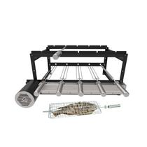 A3 Grill Tradicional Black - Motor Giratório para 5 Espetos + Espeto Grelha A3 Grill Tradicional Black - Motor Giratório para 5 Espetos + Espeto Grelha
