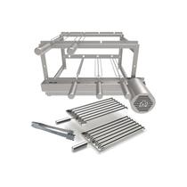 A3 Grill Tradicional - Motor Giratório para 4 Espetos + 2 Grelhas Argentinas L21 + Brinde