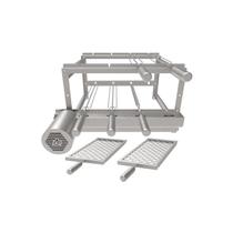 A3 Grill Tradicional - Motor Giratório para 4 Espetos + 2 Grelhas Moedas
