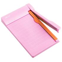 A5 Paper Cutter Trimmer Photo Guillotine Cutting Machine Scrapbook Knife Ruler - Pink