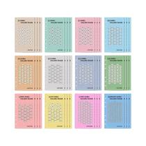 A6 100 Envelopes Desafio De Economia De Dinheiro Por 52 Semanas Planejador De Orçamento De 30 Dias