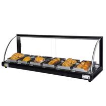 A6 - Estufa Alfa para salgados de 6 bandejas Preta - 127V - Omega A6 - Estufa Alfa para salgados de 6 bandejas Preta - 127V - Omega