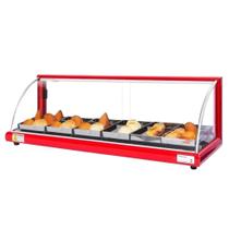 A6 - Estufa Alfa para salgados de 6 bandejas Vermelho - 127V - Omega A6 - Estufa Alfa para salgados de 6 bandejas Vermelho - 127V - Omega