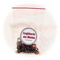 A8 kit 100 pçs argola grafite para artesanato resina A8 kit 100 pçs argola grafite para artesanato resina