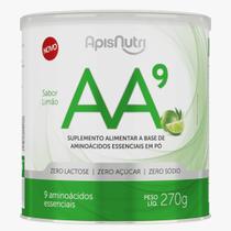 AA9 Aminoácidos Essenciais 270 gramas Zero Açúcar Apisnutri