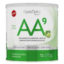 AA9 Aminoácidos Essenciais (270g) - Sabor: Limão AA9 Aminoácidos Essenciais (270g) - Sabor: Limão