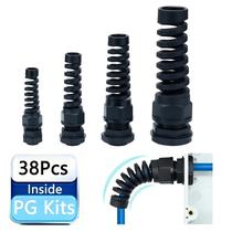 Aandxmok 38 unidades de cabos impermeáveis PG7-PG21 3-18mm